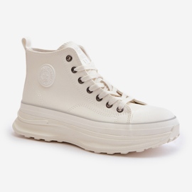Zapatillas Mujer Plataforma Piel Ecológica Big Star OO274064 Blanco 6