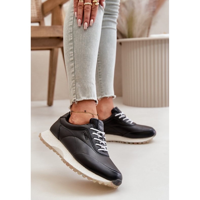 Zapatillas Deportivas de Mujer Calzado Deportivo en Piel Ecológica Big Star OO274024 Hi-Poly System Negro 2