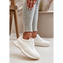 Zapatillas Deportivas de Mujer Zapatillas Deportivas en Piel Ecológica Big Star OO274023 Hi-Poly System Blanco 2