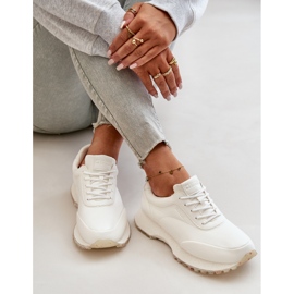Zapatillas Deportivas de Mujer Zapatillas Deportivas en Piel Ecológica Big Star OO274023 Hi-Poly System Blanco 8