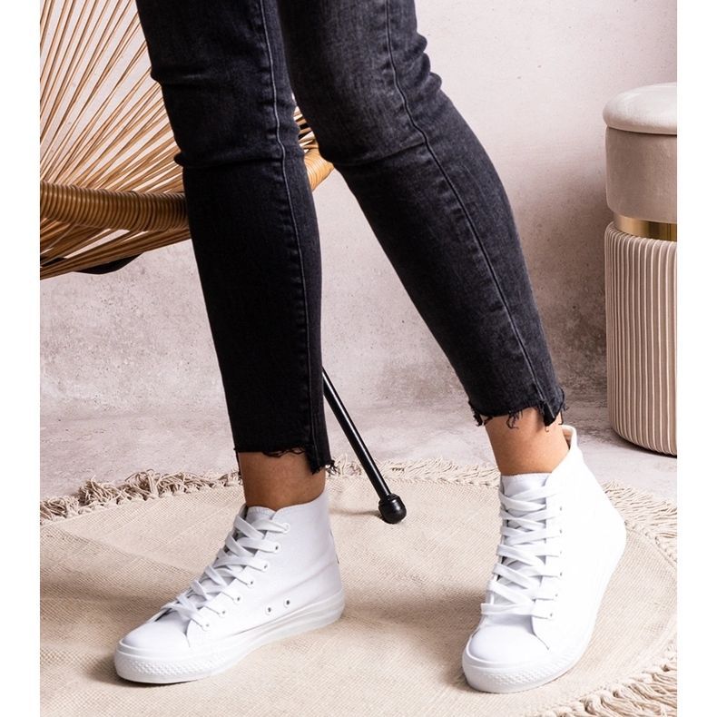 Zapatillas altas blancas de Raffie blanco 1