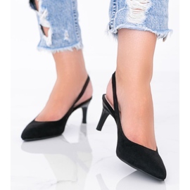 Zapatos negros con tacón Tari 1