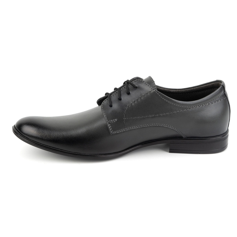 Olivier Zapatos formales de piel para hombre 292lu gris 1