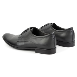 Olivier Zapatos formales de piel para hombre 292lu gris 5