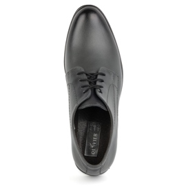 Olivier Zapatos formales de piel para hombre 292lu gris 6