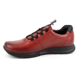 Zapatos hombre piel KAMPOL 25/39 rojo 1