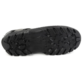 Olivier Zapatos trekking de piel para hombre 311GT, negro 7