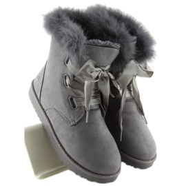 Botas de nieve grises para mujer 2051 gris 2 Botas de nieve grises para mujer 2051 gris 2