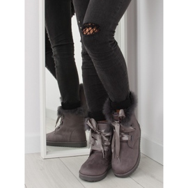 Botas de nieve grises para mujer 2051 gris 1 Botas de nieve grises para mujer 2051 gris 1