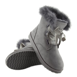 Botas de nieve grises para mujer 2051 gris 5