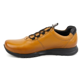 Zapatos hombre piel KAMPOL 25/48 marrón claro 1