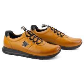 Zapatos hombre piel KAMPOL 25/48 marrón claro 3