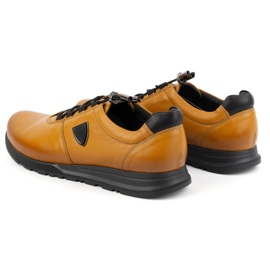 Zapatos hombre piel KAMPOL 25/48 marrón claro 5