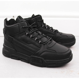 Zapatillas deportivas altas con aislamiento para hombre, negras Big Star OO174587 negro 1
