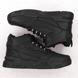Zapatillas deportivas altas con aislamiento para hombre, negras Big Star OO174587 negro 3