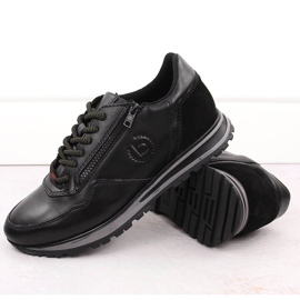 Zapatos hombre cómodos piel negro Bugatti OO153301 2
