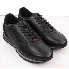 Zapatos hombre cómodos piel negro Bugatti OO153301 3