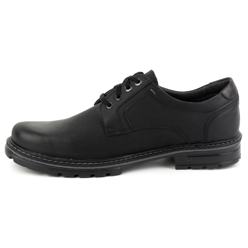 KOMODO Botas de piel para hombre 897K negro 1