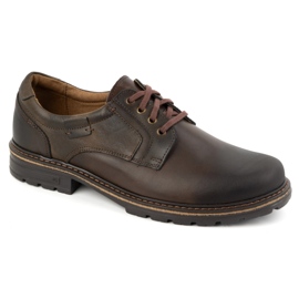 KOMODO Botas de piel para hombre Polish 897K marrón 2