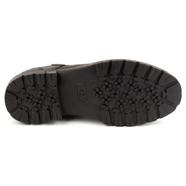 KOMODO Botas de piel para hombre Polish 897K marrón 6