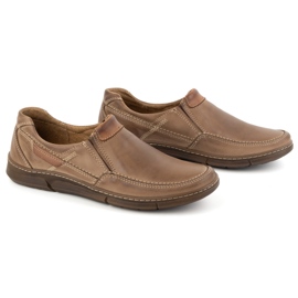 Olivier Zapatos slip-on hombre piel 62K marrón 08 2