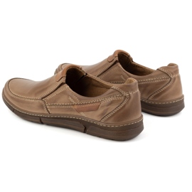 Olivier Zapatos slip-on hombre piel 62K marrón 08 4