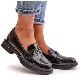 Mocasines Mujer Charol Fabricados en Piel Natural, Negro Vinceza 58409 10