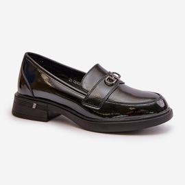 Mocasines Mujer Charol Fabricados en Piel Natural, Negro Vinceza 58409 4