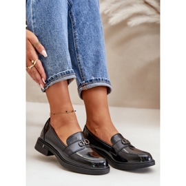 Mocasines Mujer Charol Fabricados en Piel Natural, Negro Vinceza 58409 8