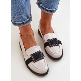 Mocasines Mujer Charol Con Adorno, Gris Claro Vinceza 58389 6