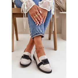 Mocasines Mujer Charol Con Adorno, Gris Claro Vinceza 58389 8