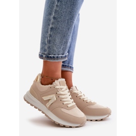 Zapatillas Mujer, Zapatillas Deportivas, Forradas con Piel de Oveja, Beige Ciamara 1