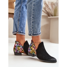 Botines Maciejka De Piel Con Aberturas 04091-77 Negro 5