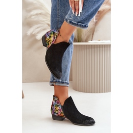 Botines Maciejka De Piel Con Aberturas 04091-77 Negro 6