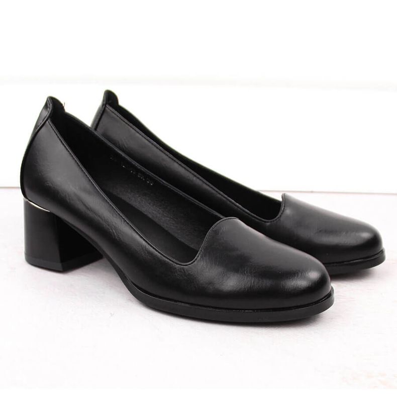 Zapatos tacón mujer negros Potocki 12545 2 Zapatos tacón mujer negros Potocki 12545 2