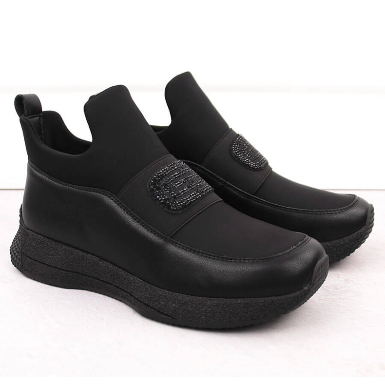 Zapatos slip-on mujer piel negro Artiker 55C0035 2