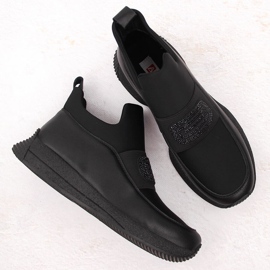 Zapatos slip-on mujer piel negro Artiker 55C0035 4