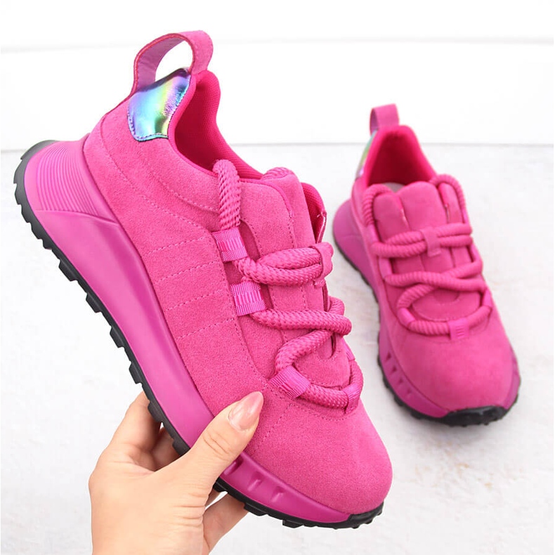 Deportivas mujer piel rosa Artiker 54C1461 rosado 1