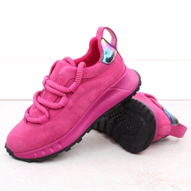 Deportivas mujer piel rosa Artiker 54C1461 rosado 3
