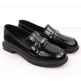 Zapatos de mujer en charol negro Filippo DP6306/24 2