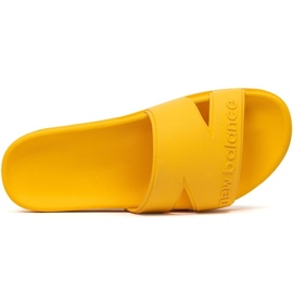 Chanclas New Balance U SUF20SC1 de espuma, amarillo 2 Chanclas New Balance U SUF20SC1 de espuma, amarillo 2