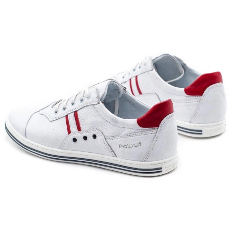 Polbut 1801L zapatos casuales blancos para hombre 6