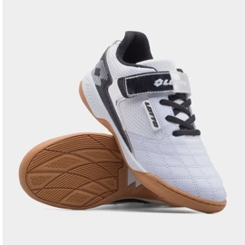 Zapatos de interior para niños Lotto Flitter K 2600220K-1080 blanco 1 Zapatos de interior para niños Lotto Flitter K 2600220K-1080 blanco 1