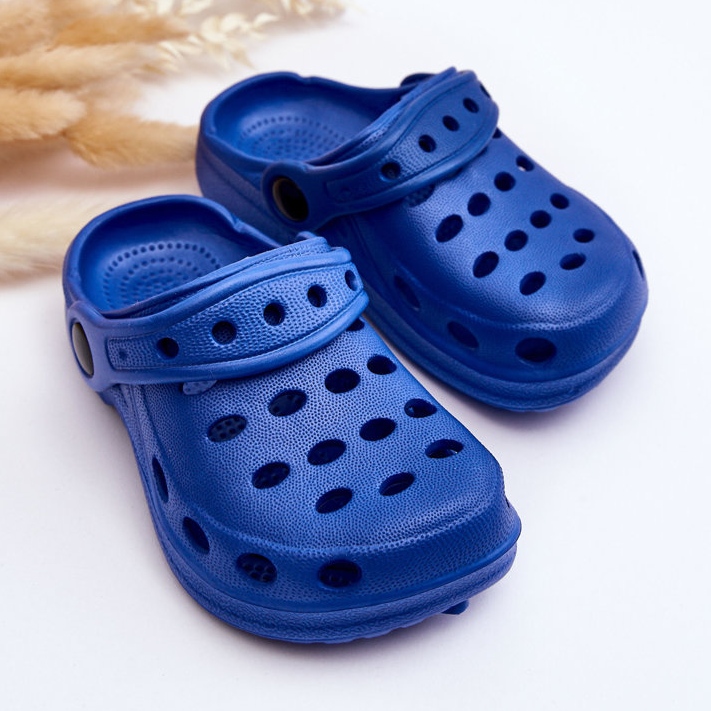 Pantuflas de espuma para niños Lucas azules 2