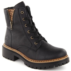 Botas aislantes para mujer, negras Rieker 72617-00 negro 10
