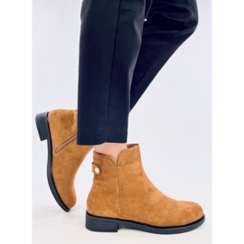 Botas Chelsea clásicas de mujer Beres Camel marrón 4