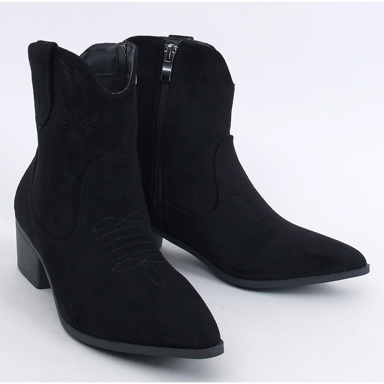Botas cowboy mujer ante Poirot Negro 1