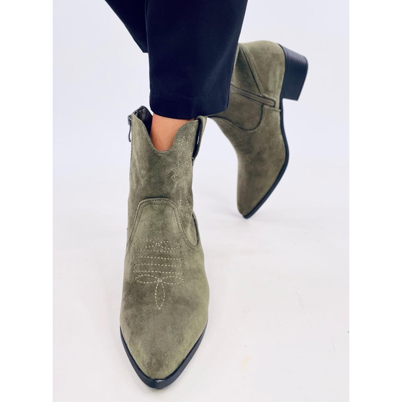 Botas cowboy mujer ante Poirot Green verde 1