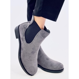 Botas Chelsea de ante con goma Gris Terra 4