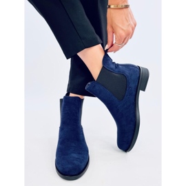 Botas Chelsea de ante con goma Terra Navy azul 2